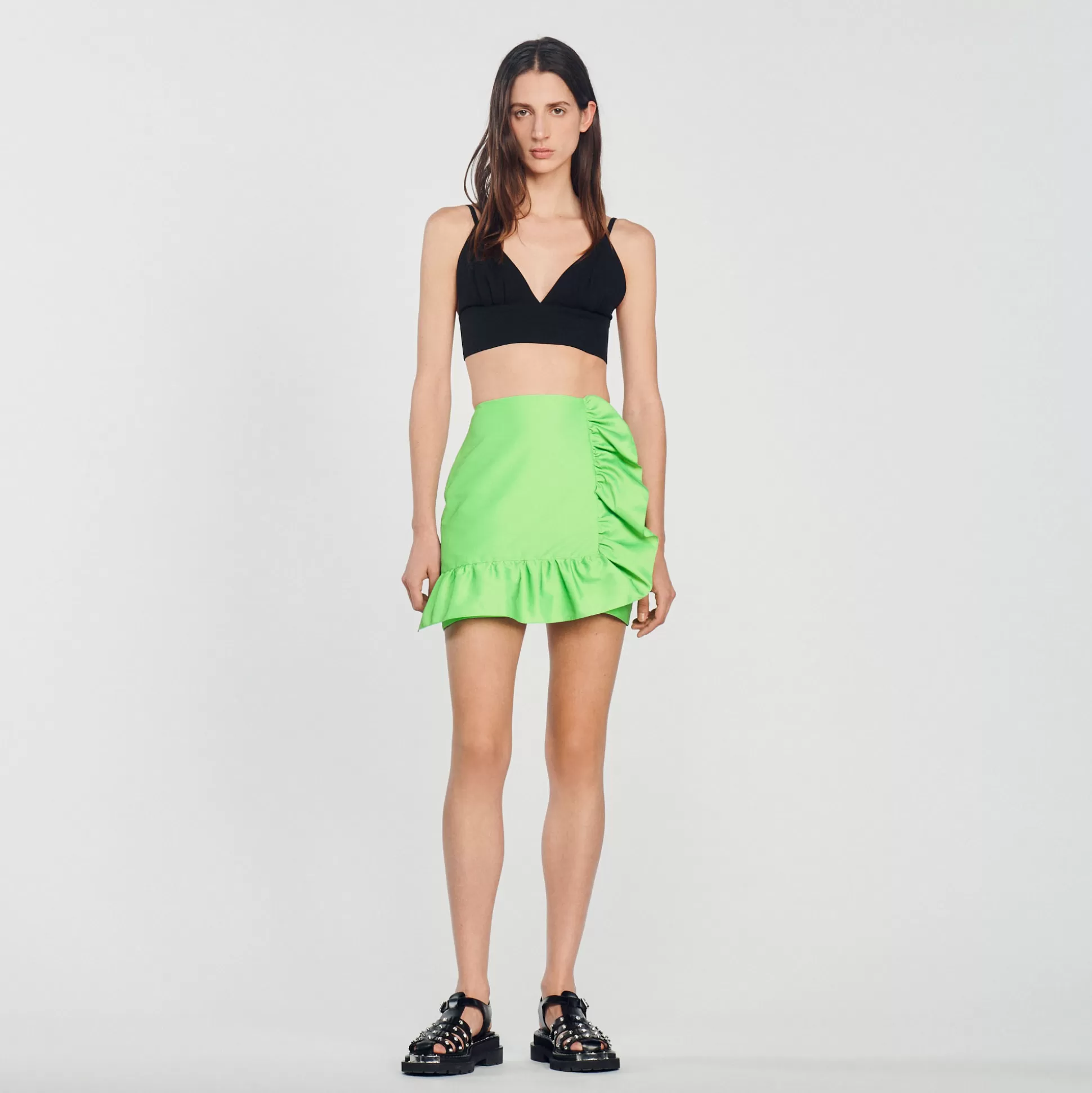 Shop Jupe Courte Volantée Femme Jupes & Shorts