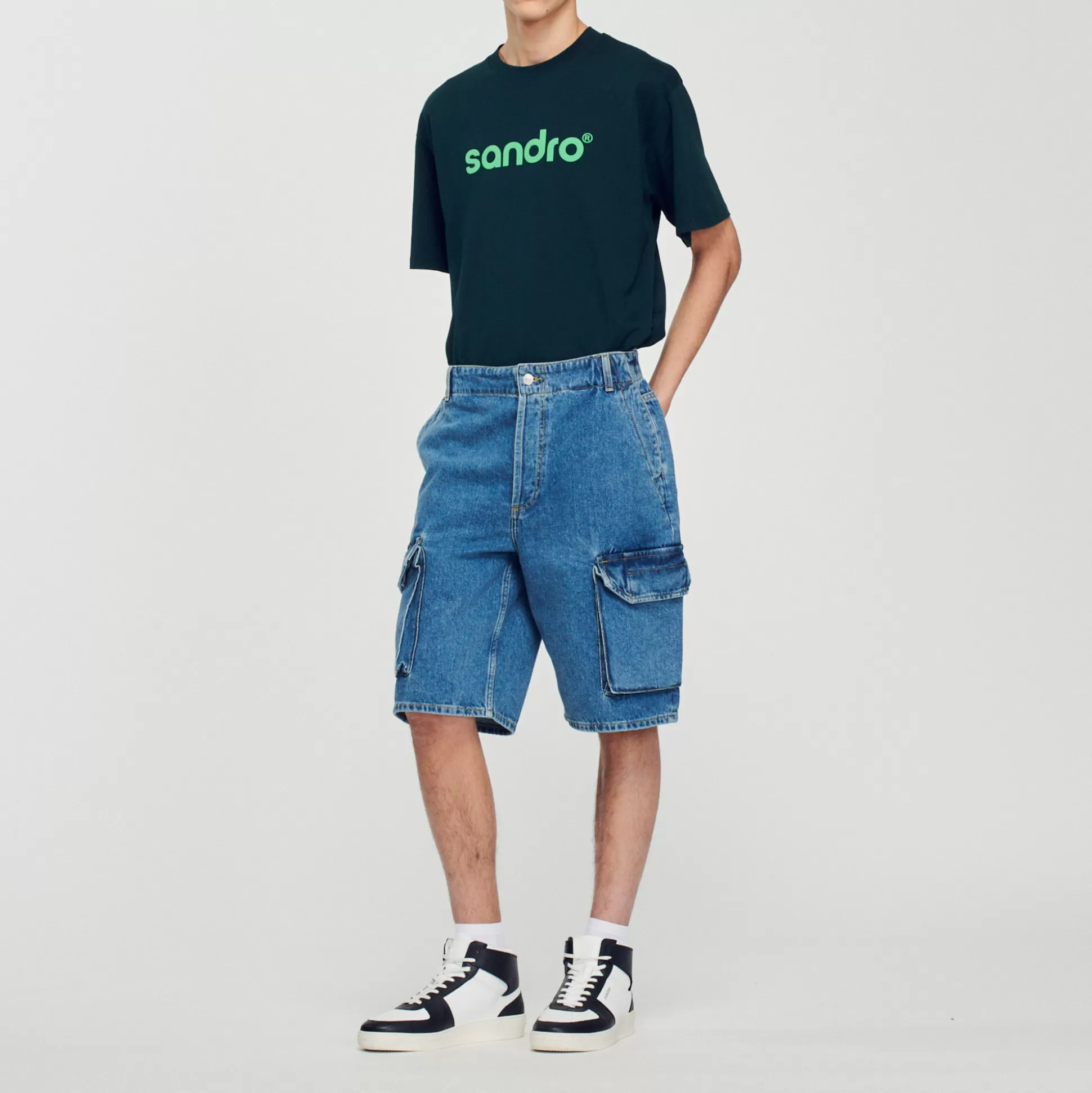 Online Short Baggy En Denim Homme Pantalons & Shorts