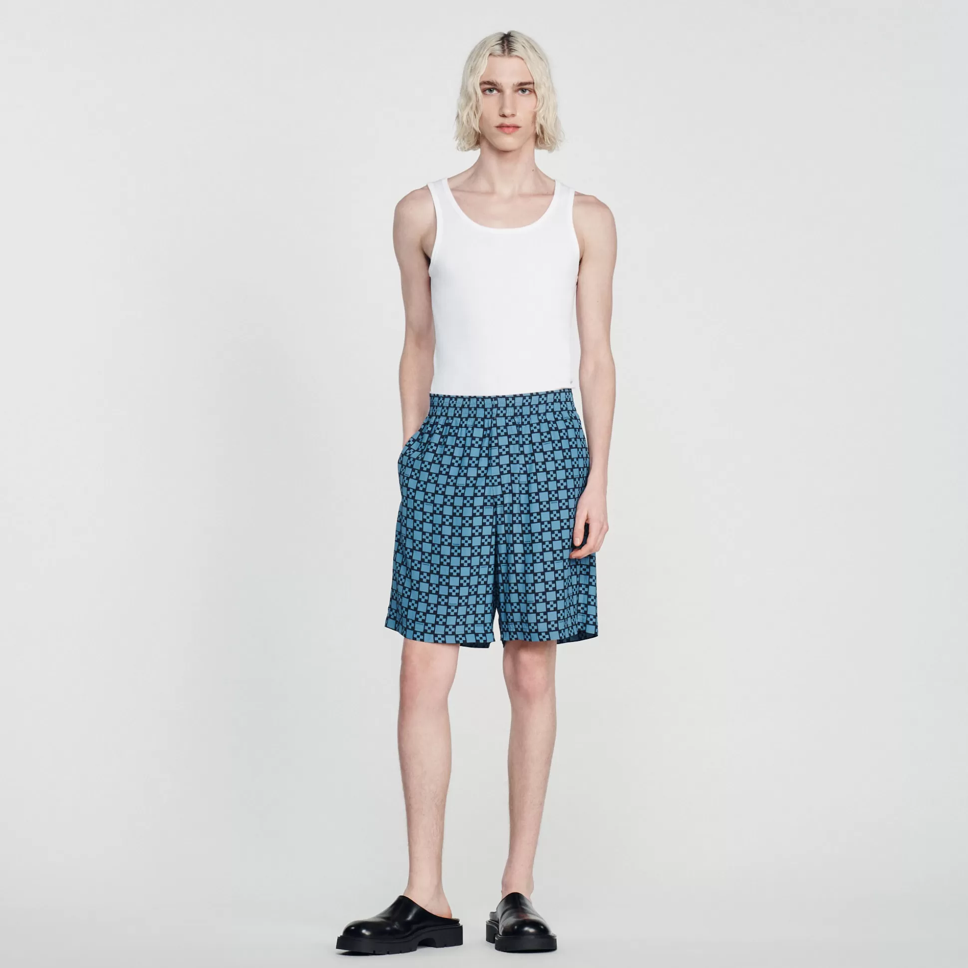 Sale Short Imprimé Square Cross Homme Pantalons & Shorts